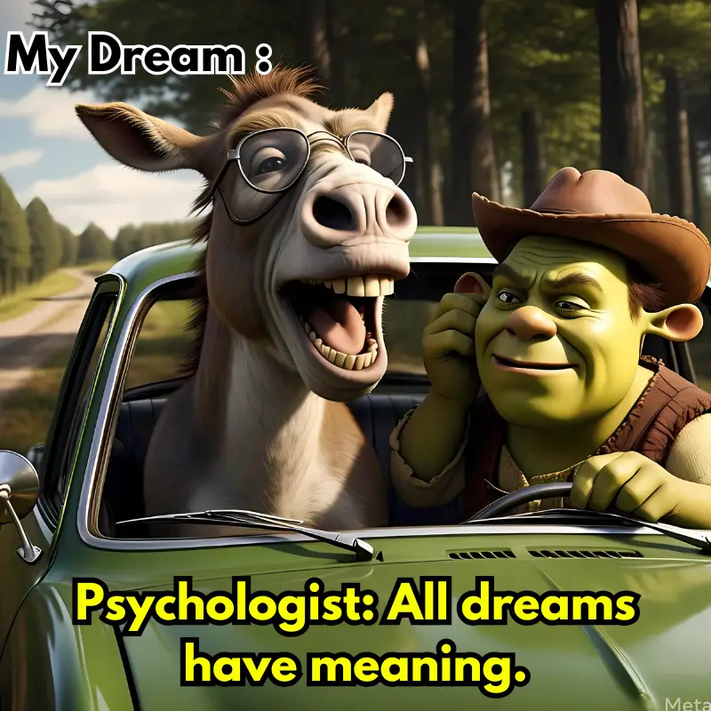 Psychologist All dreams have meaning. My dream