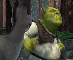 Shrek Scaring GIF