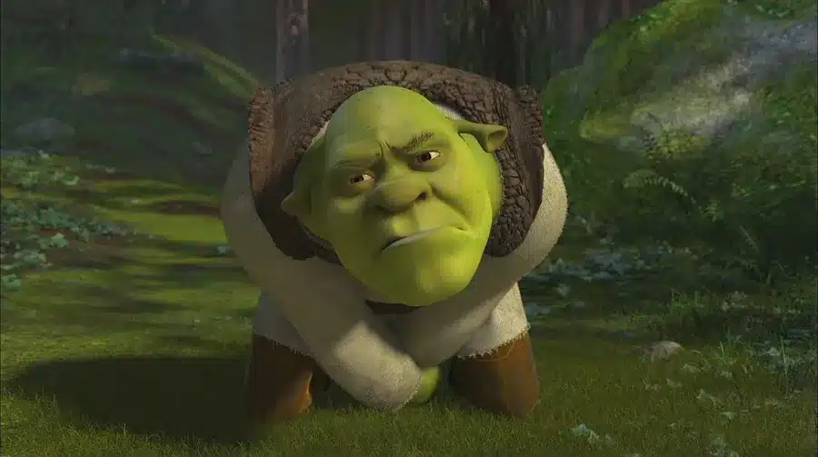 funny shrek meme face