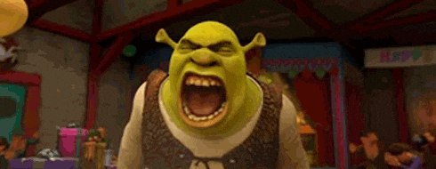 shrek Shouting GIF